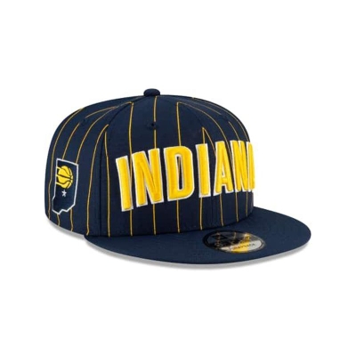 Black Indiana Pacers Hat - New Era NBA City Edition 9FIFTY Snapback Caps USA7513892